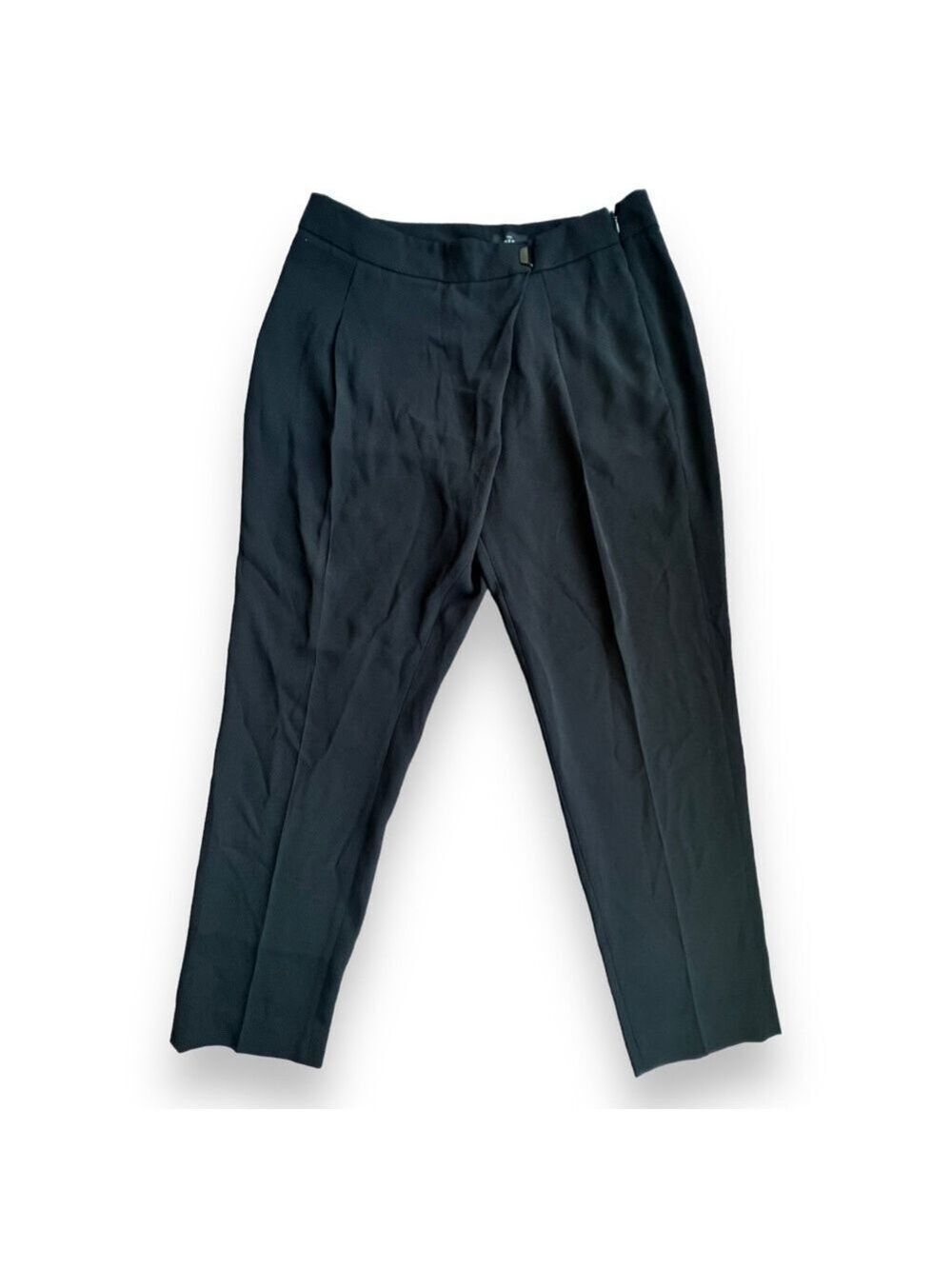 White House Black Market Women’s Tapered Ankle Pants Black Size 8